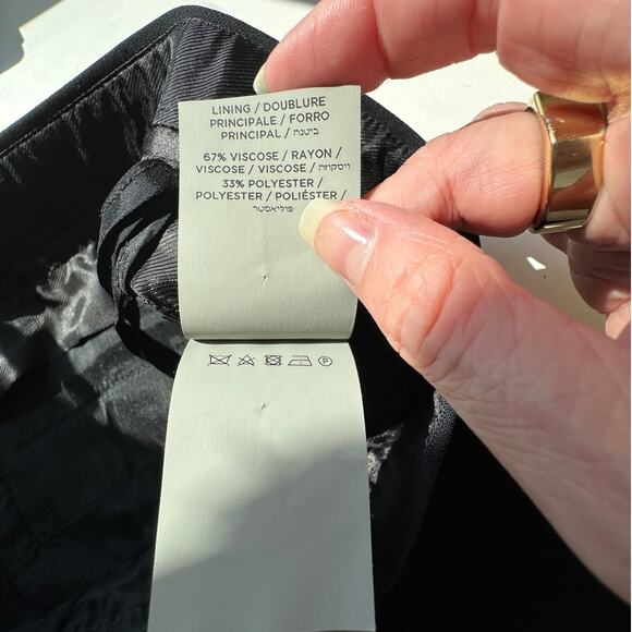 Tom Ford Black Viscose Blend Slight Flare Long Dress Pants 46 / 12 - Picture 10 of 13